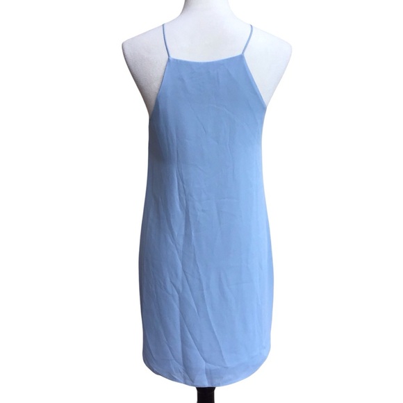 Wayf Dusty Blue Slip Dress Size Small New - Picture 9 of 12